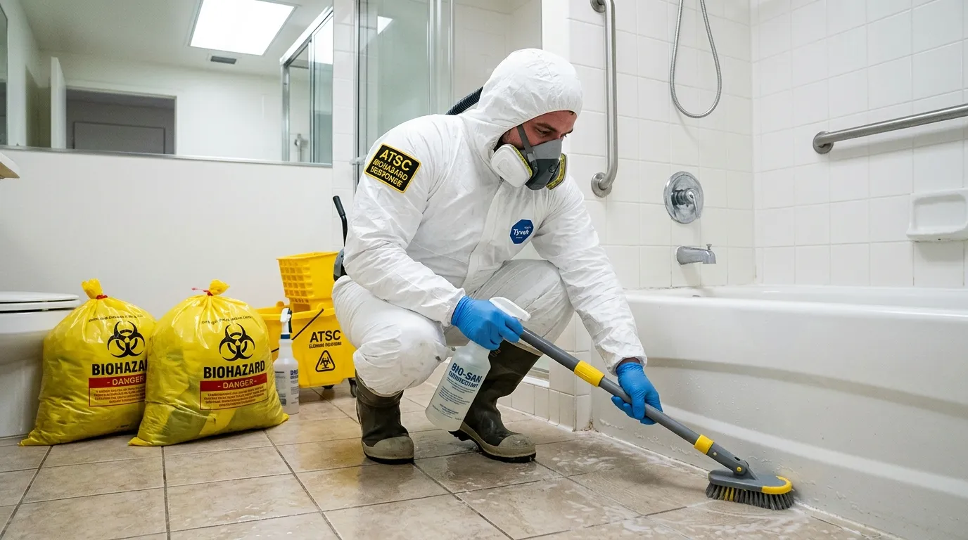 Decontamination equipment deployed for Blood Cleanup in Welby